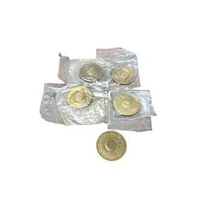 AA Tokens Lot of 5 sobriety Alcoholics Anonymous token serenity prayer